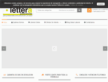 Tablet Screenshot of letterapublicaciones.com